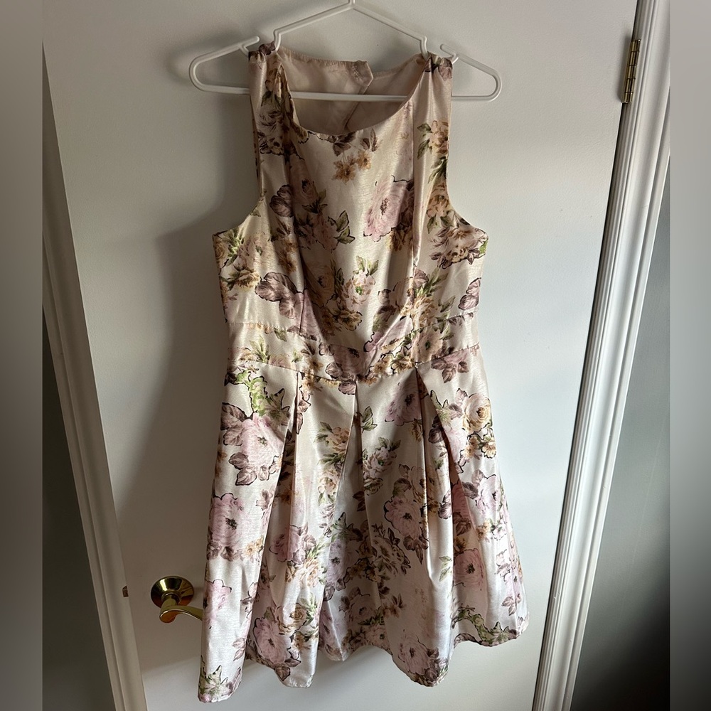 Pink Floral Dress